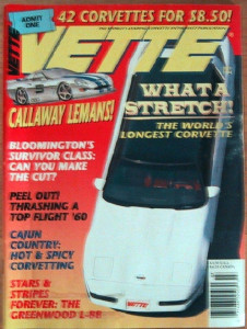 VETTE 1994 JULY - GREENWOOD's L88, ZR-1 LIMO, FOWLER, KLASSIX, 4L80E TRANNY